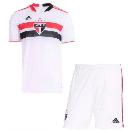 São Paulo Fodboldtrøjer Børn Hjemmebanesæt 2021/22 Kort ærmer São Paulo Fodboldtrøjer Børn Hjemmebanesæt 2021/22 Kort ærmer